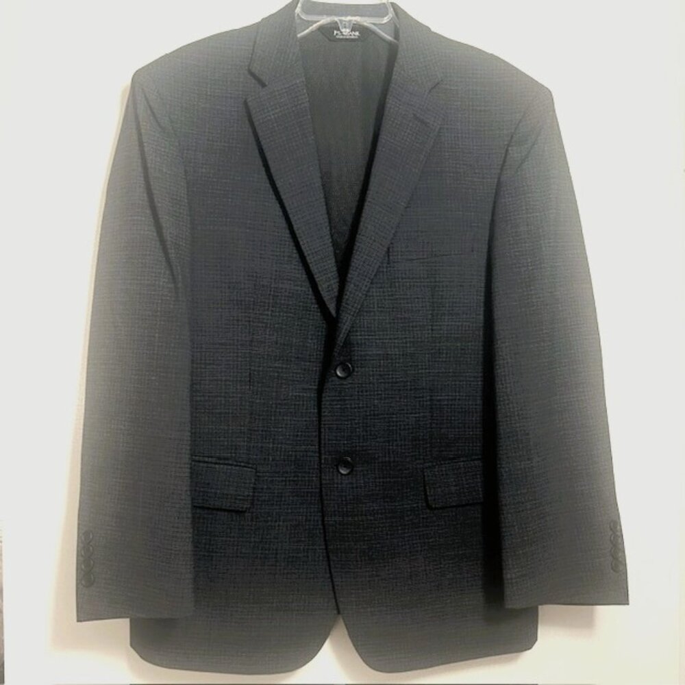 Jos A Bank Mens Sports Jacket Blazer 42 S Gray Travel Tech 2 Button.
